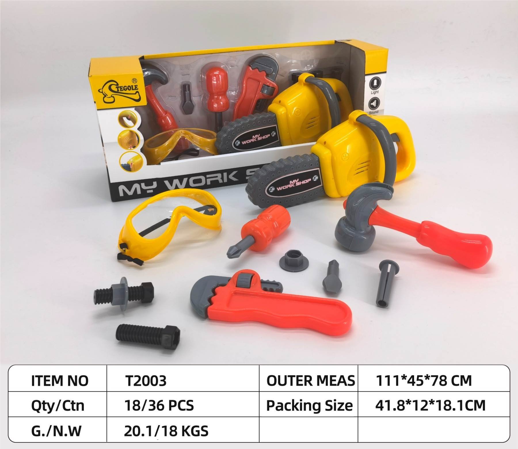 Игровой набор инструментов Power Tool Set