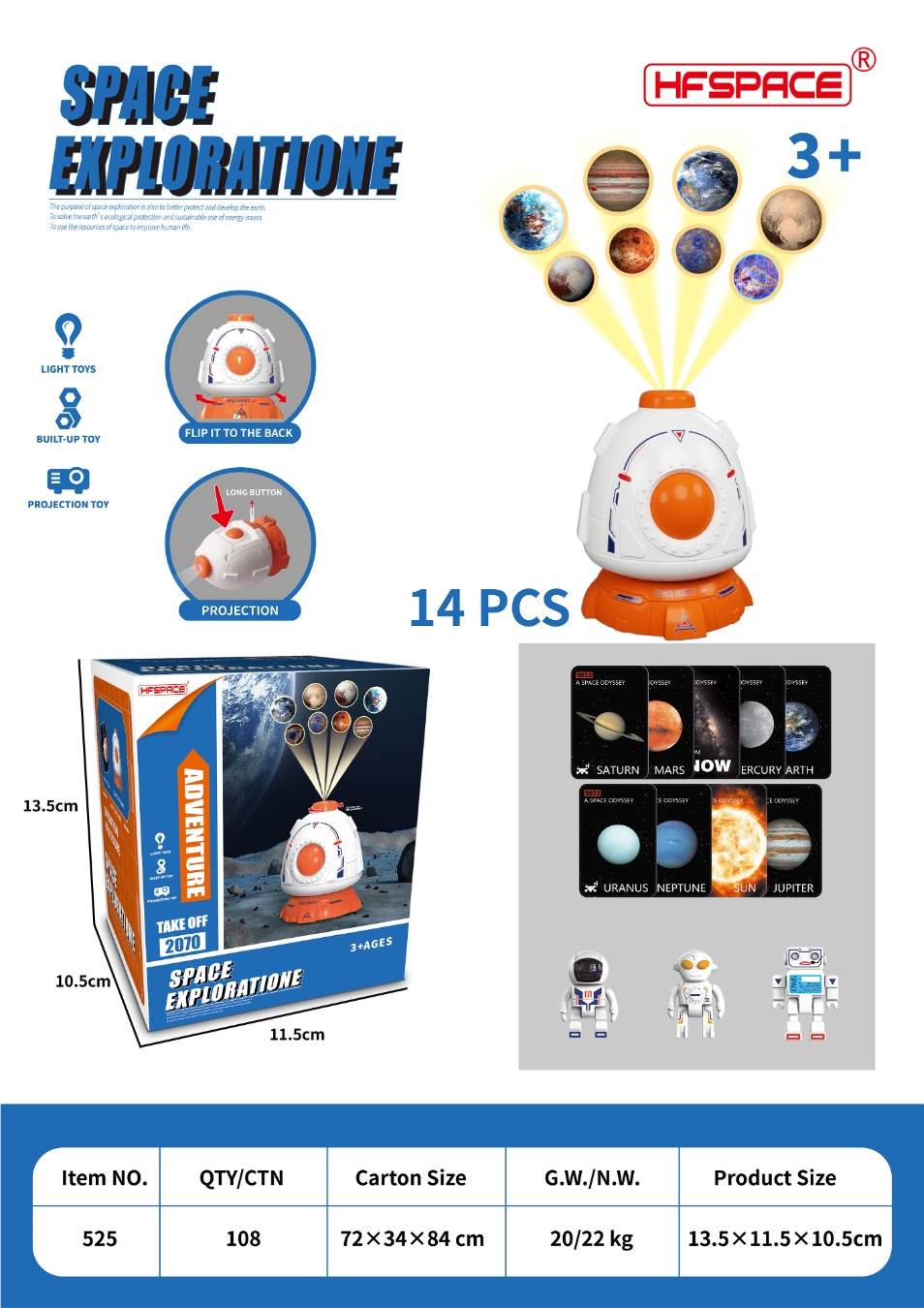 Игровой набор: капсула, 3 куклы, 9 карточек