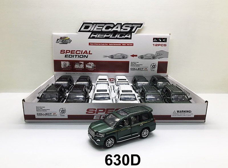 Toyota Land Cruiser 1:32, сплав, инерция, свет