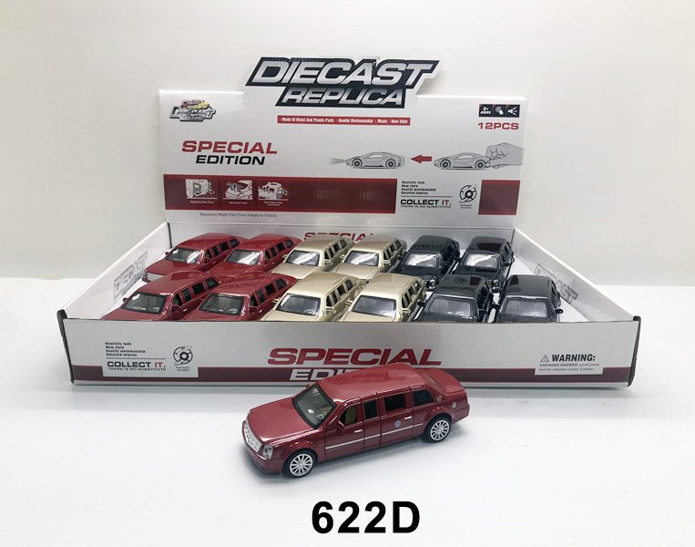 Модель Cadillac Presidential Car 1:32, инерционная, свет