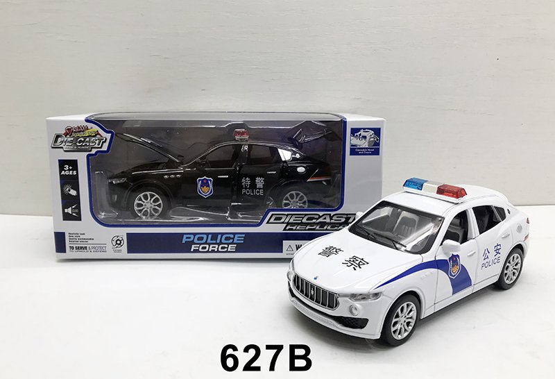 Машинка Maserati SUV Полиция, металл, свет, звук, 1:32