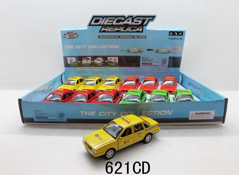 Модель такси Volkswagen Santana 1:32, свет, звук