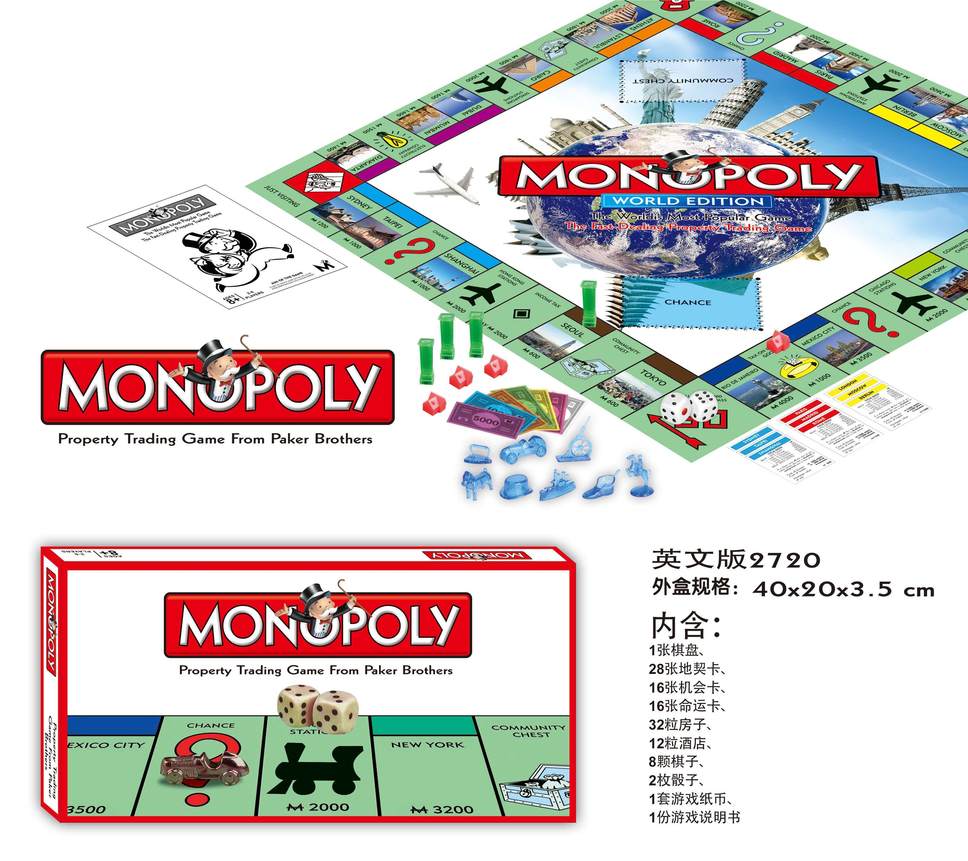 Английская Монополия: Настольная игра для детей