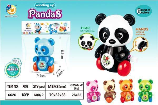 Заводная панда: игрушка для ванной и игр