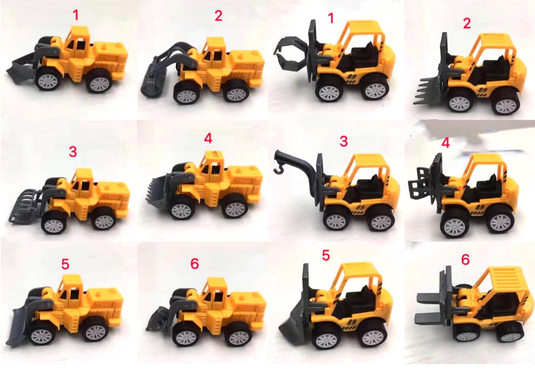 Инерционные машинки спецтехники "Power engineering vehicle"