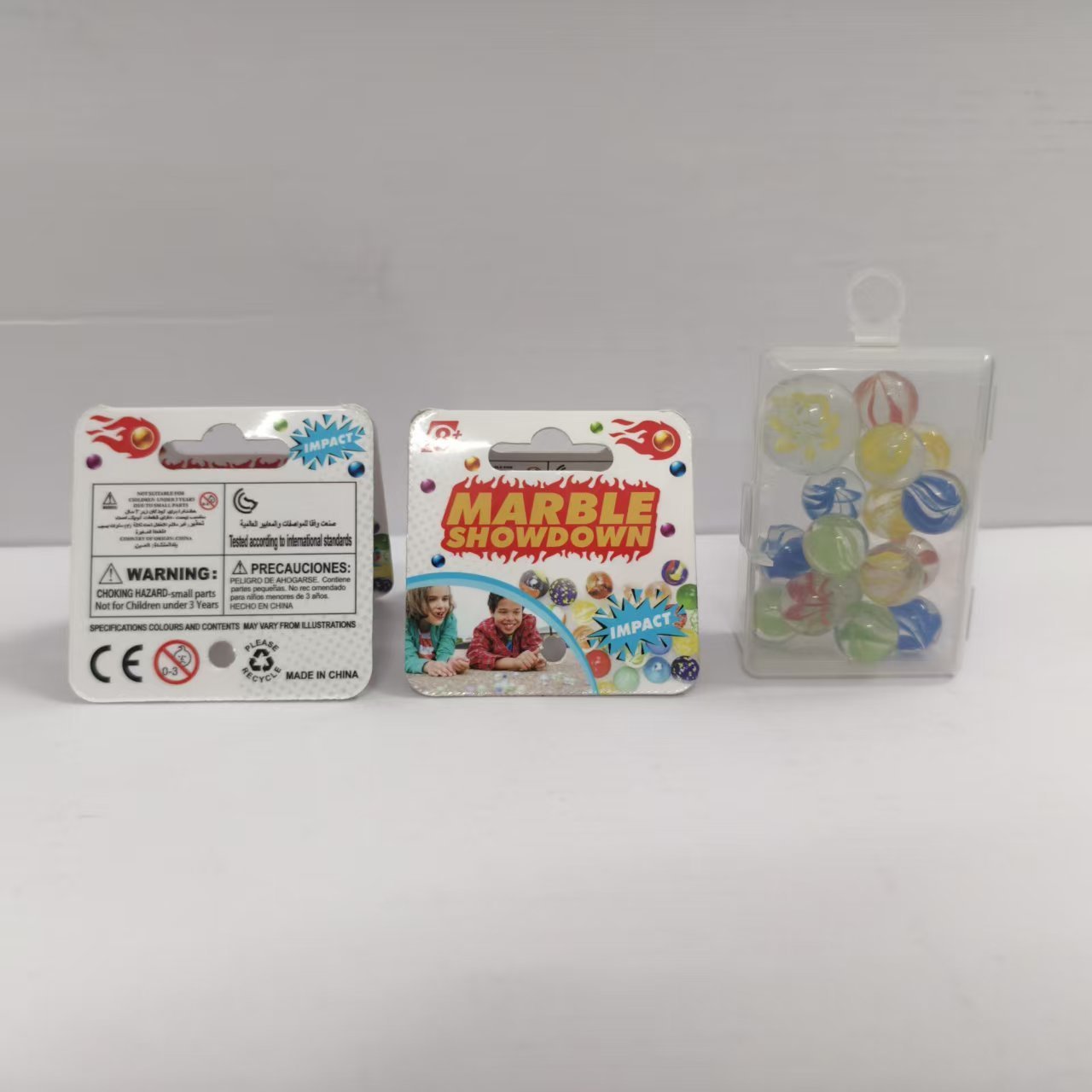 Стеклянные шарики для игр (15+1), 8 шт.