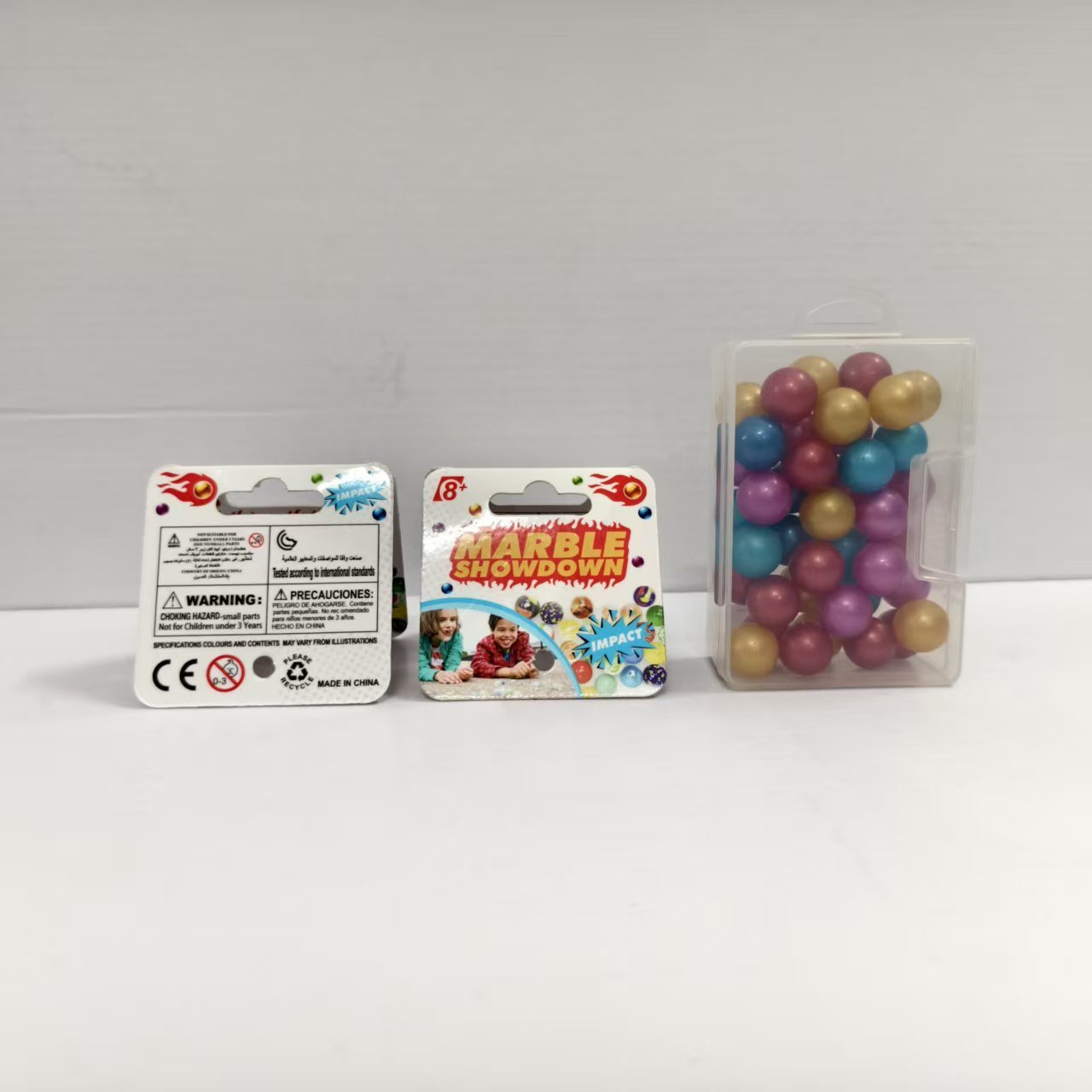 Стеклянные шарики для игр, шоколадные, 40 шт.