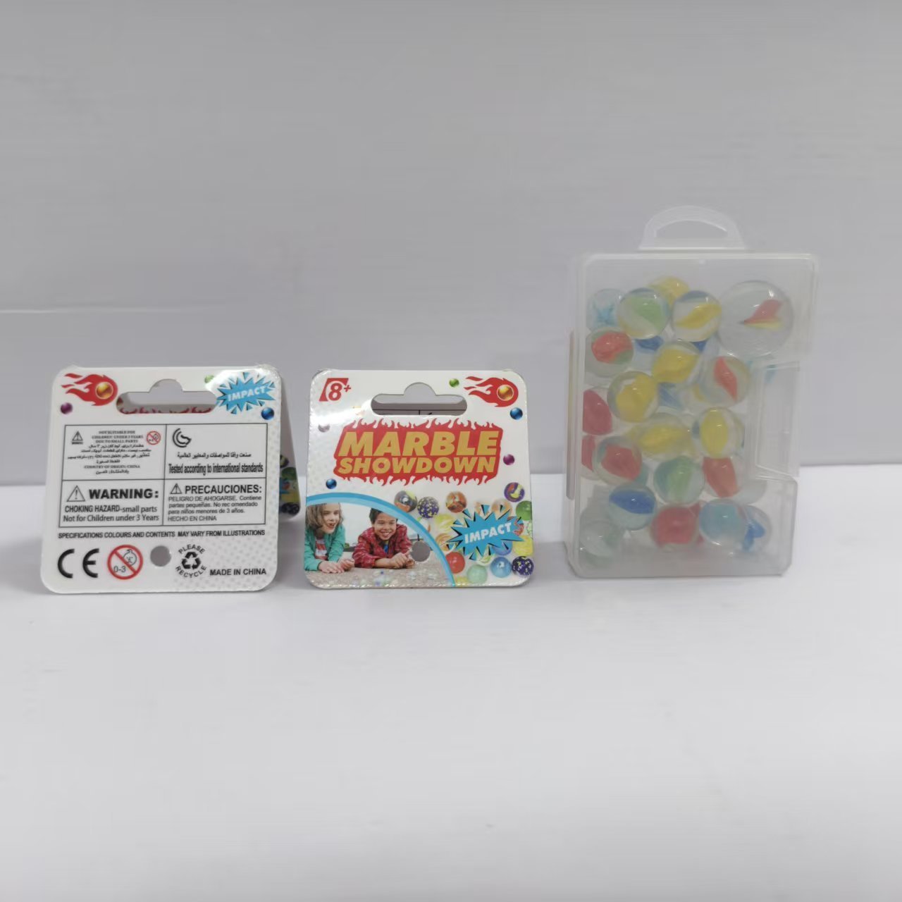 Стеклянные шарики для игр (35+1), 4 шт.