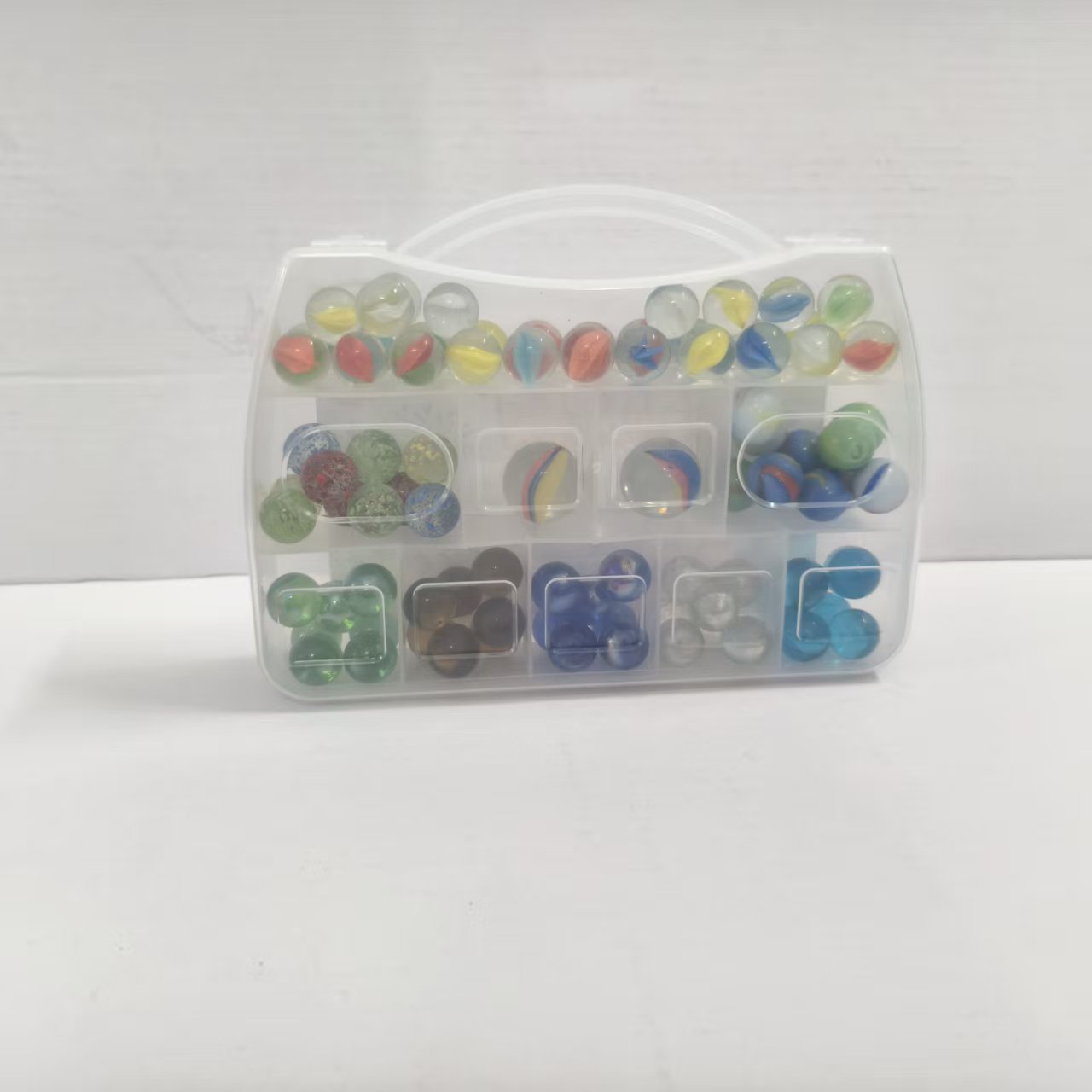 Стеклянные шарики для игр (85+2 шт.)