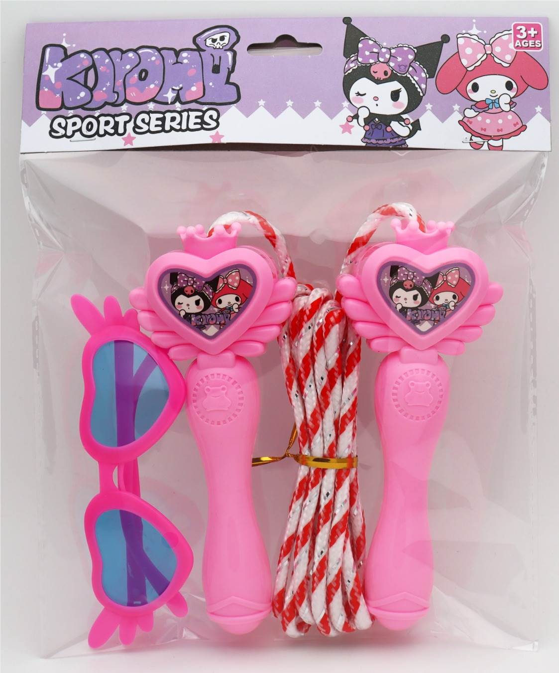 Скакалка Sanrio с очками, оптом