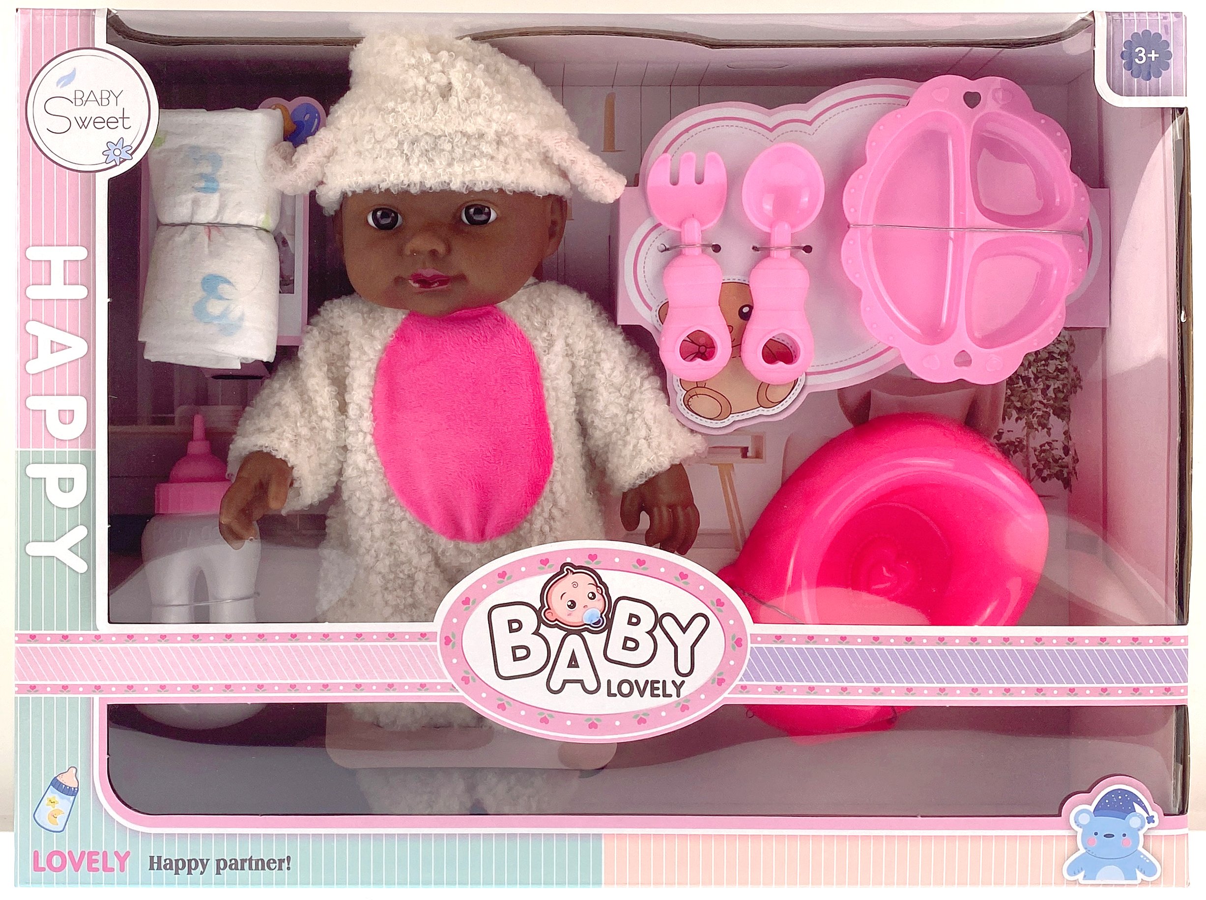 Виниловая кукла 30 см с музыкой, 6 видов