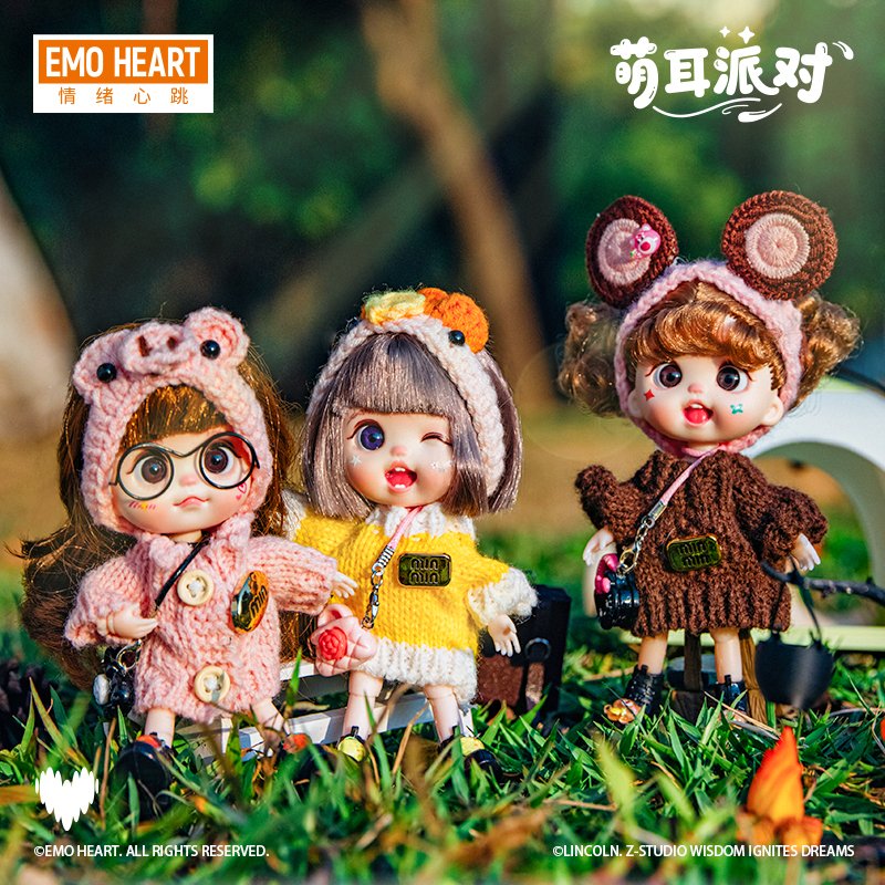 Кукла Moe Ear Party в дисплейной коробке, 48 шт/кор