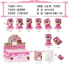 Мишки Q-version Strawberry Bear, 12 шт/уп