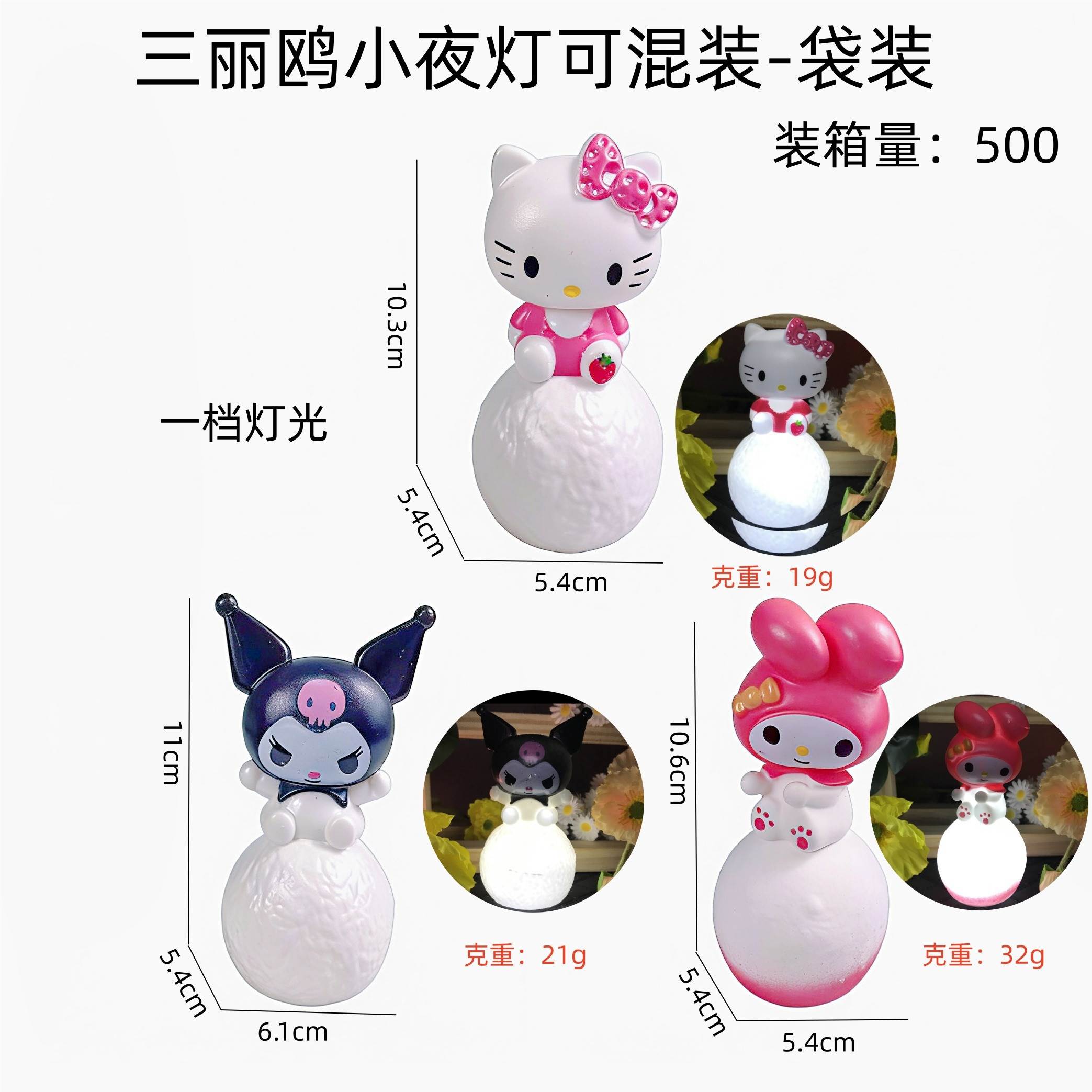 Ночник Sanrio оптом в пакетах
