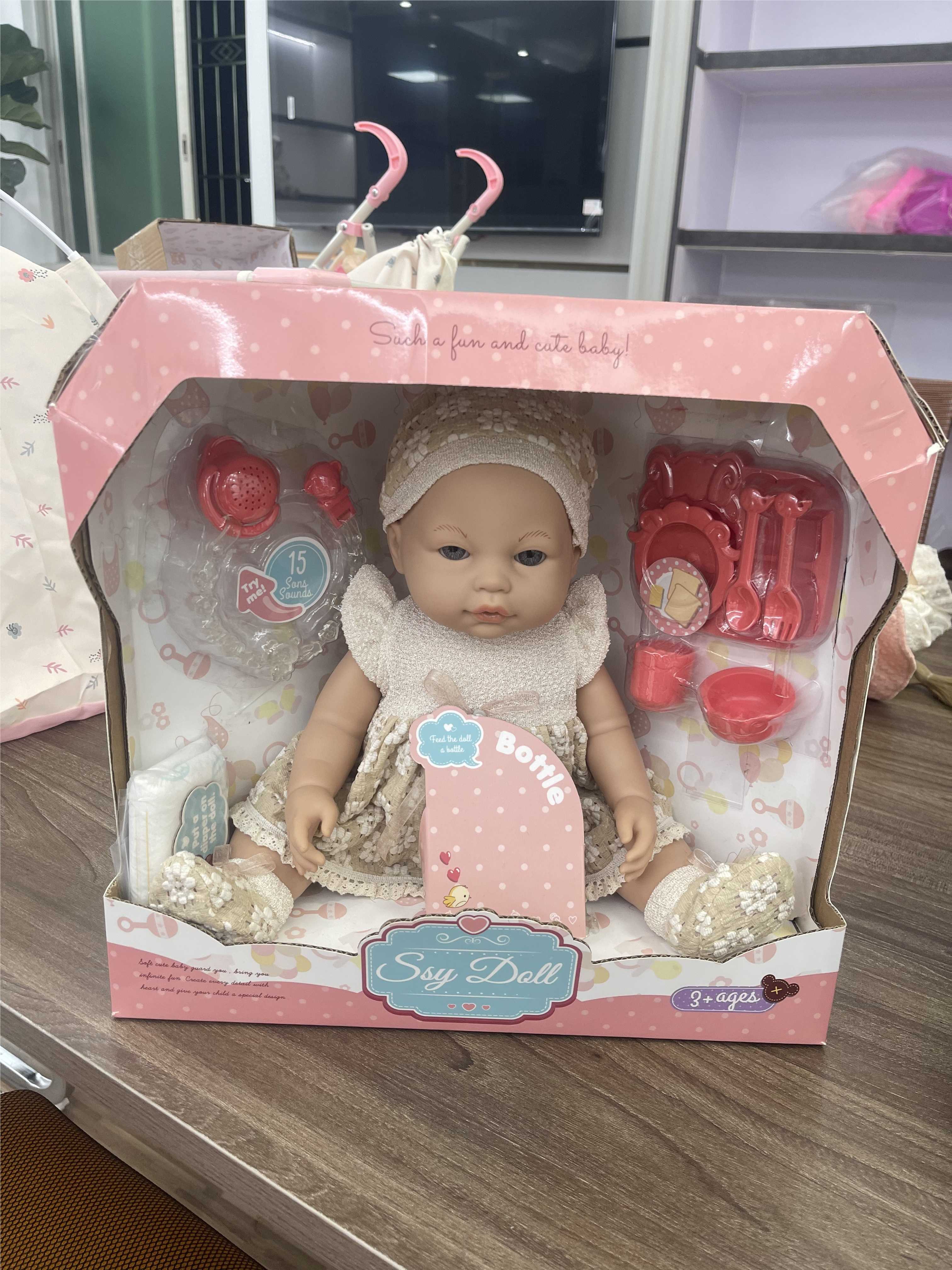 Кукольный набор в коробке с окном, 18 шт/коробка