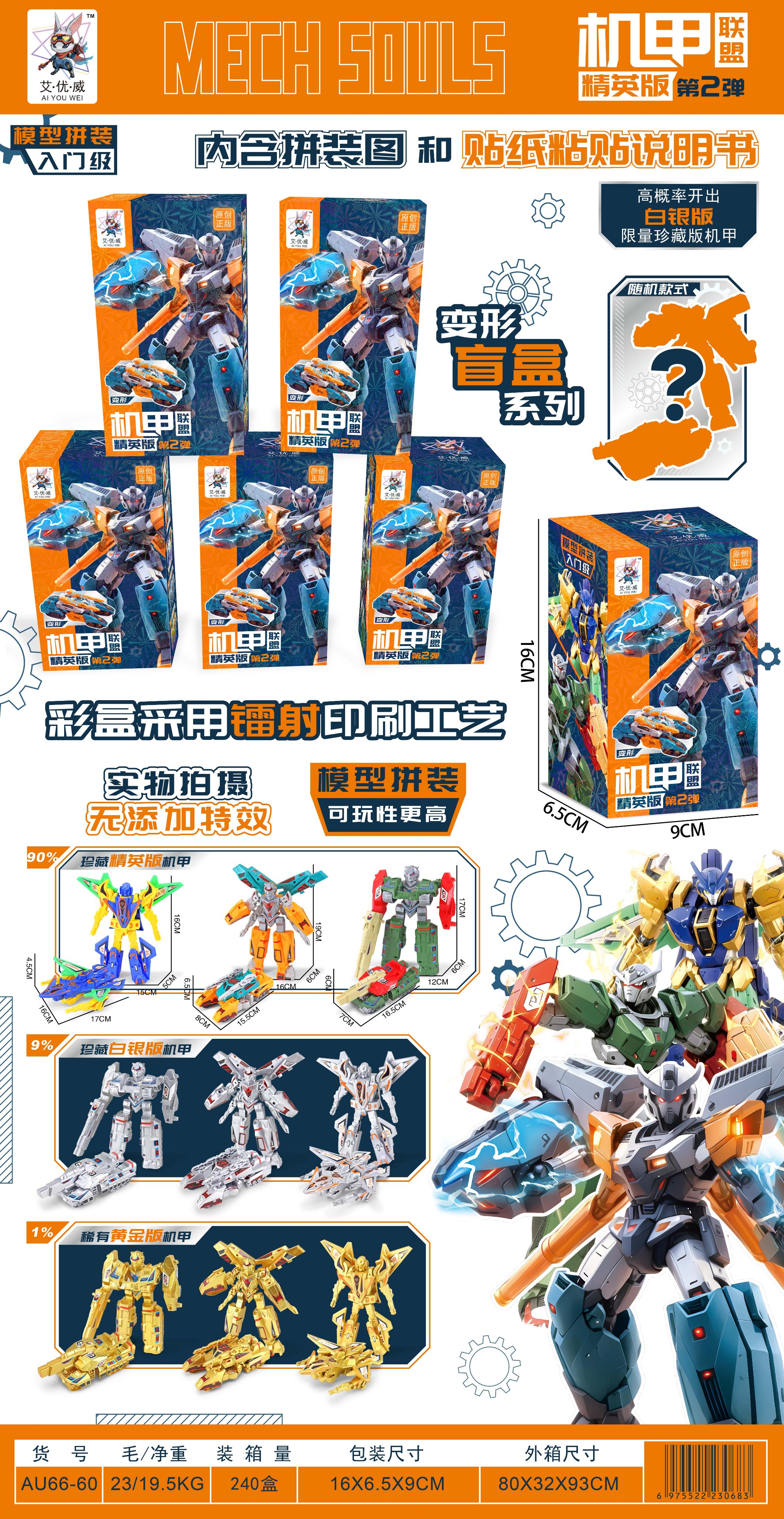 Mecha Alliance: Трансформеры-меха в blind box