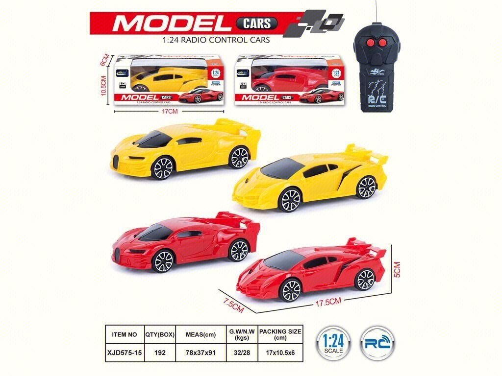 Радиоуправляемая спортивная машина 1:24