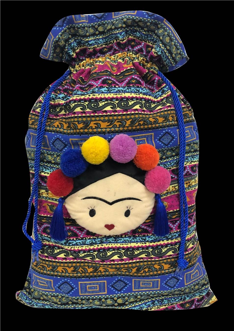 Тканевая сумка Frida с вышивкой
