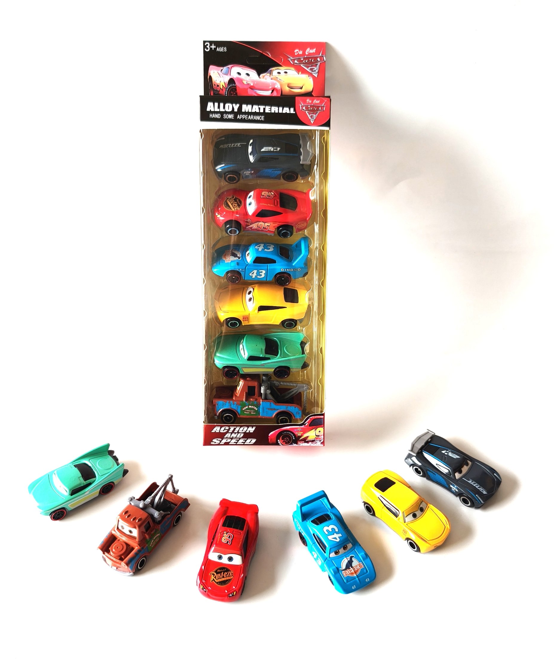 Набор металлических машинок Тачки (Cars), 6 шт.