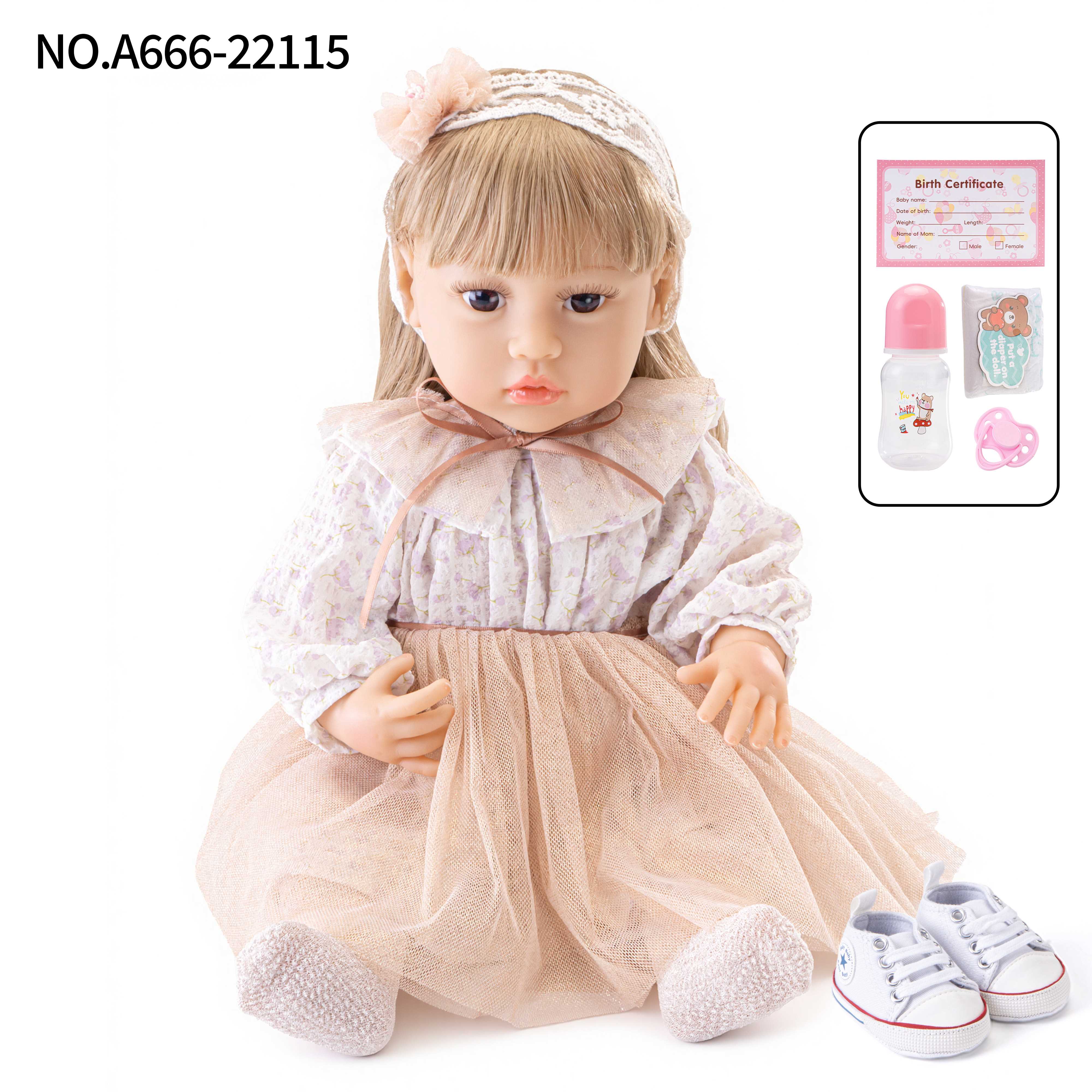Кукла Реборн 55 см в подарочной упаковке