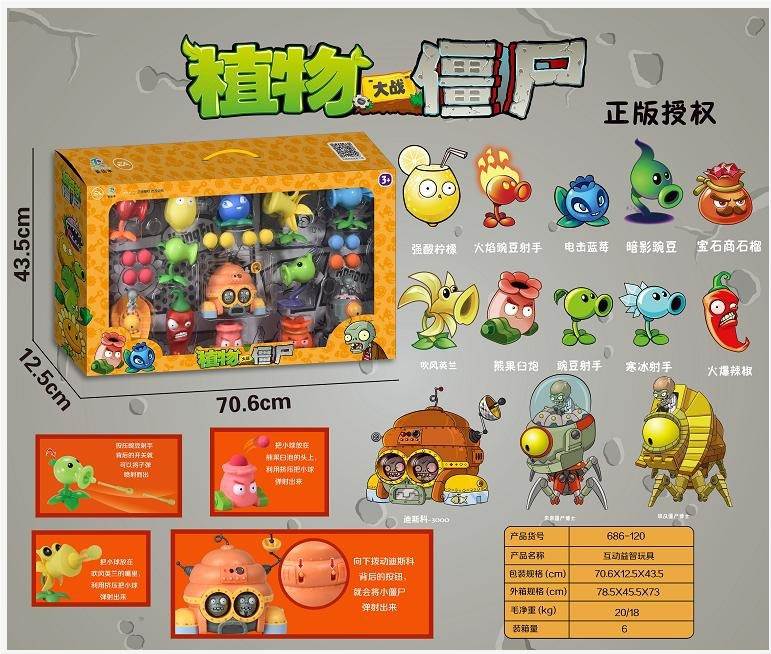 Игрушки Plants V.S. Zombies оптом