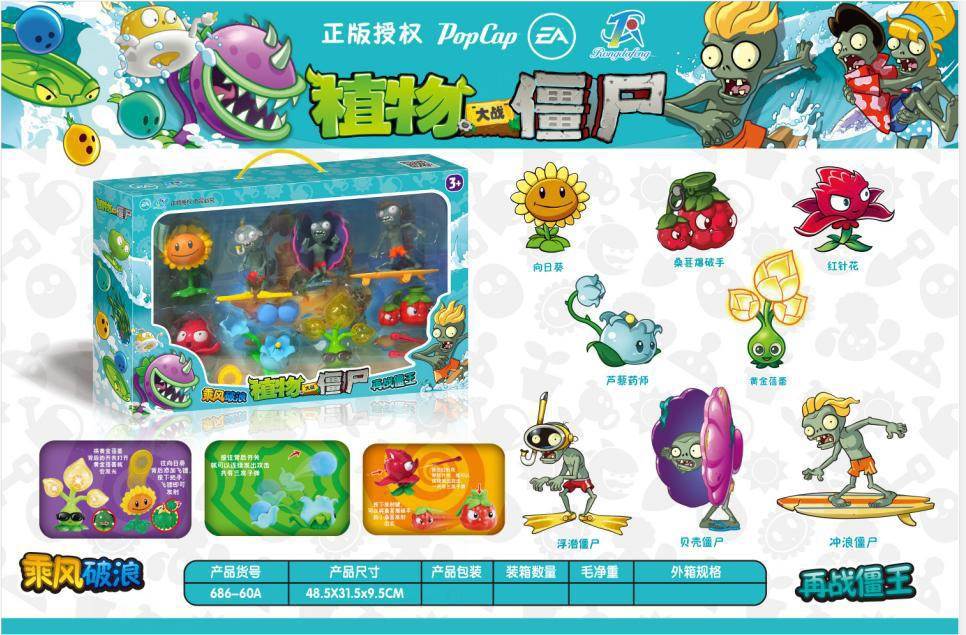 Игрушки Plants V.S. Zombies оптом