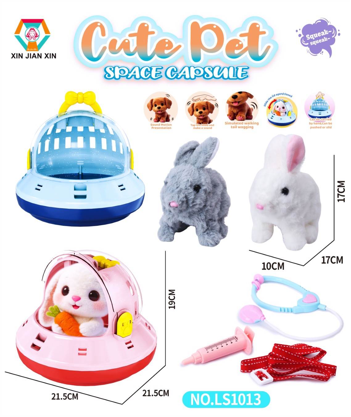 Игровой набор ветеринара "Космический кролик"