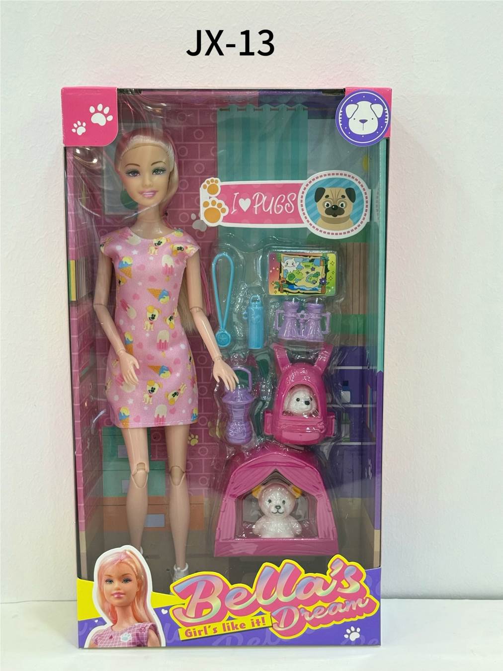 Игровой набор Pet Barbie Box: кукла с питомцем в коробке