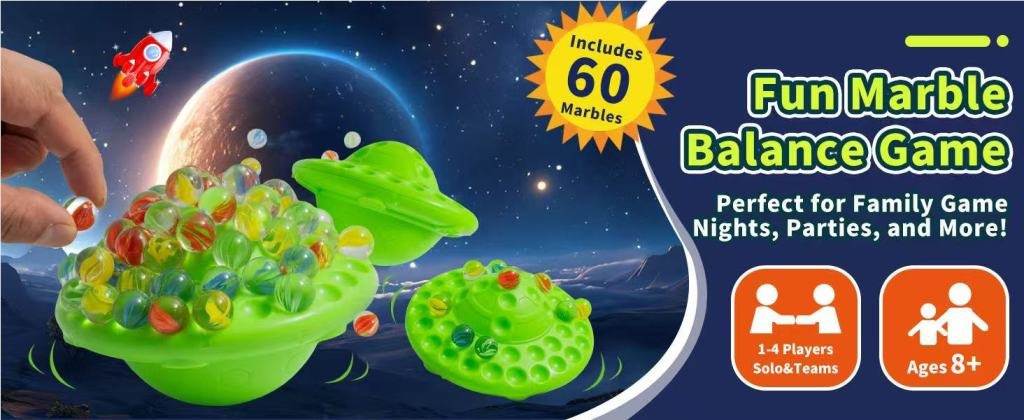 UFO Пинбол: Сортер-балансир с шариками
