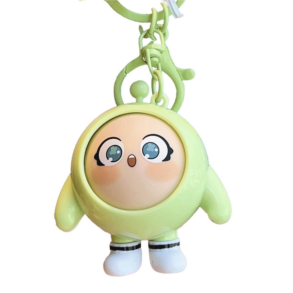 Брелок Egg Party Egg Green, меняющееся лицо