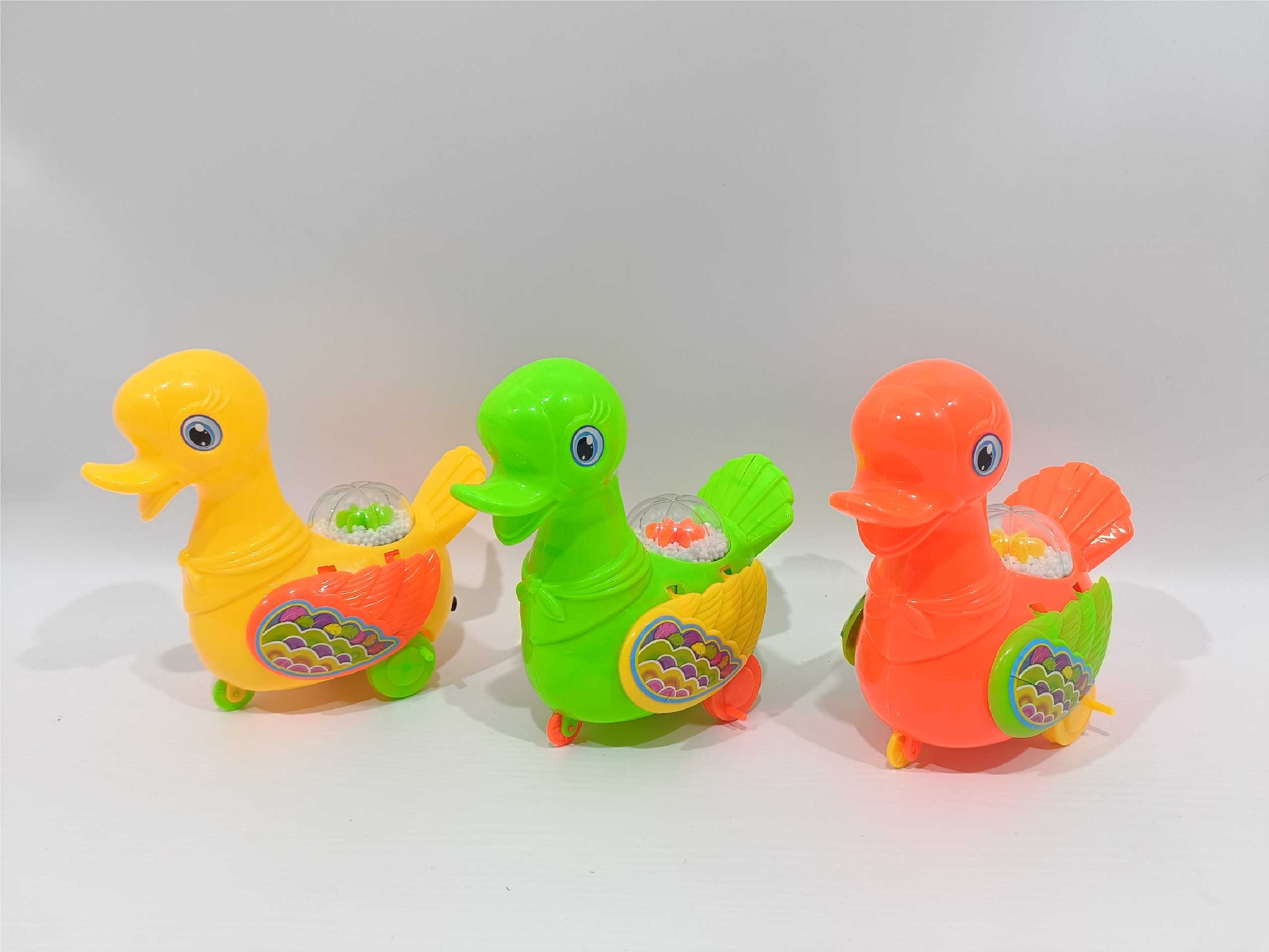 Игрушка-каталка "Гусь с ветром и снегом"