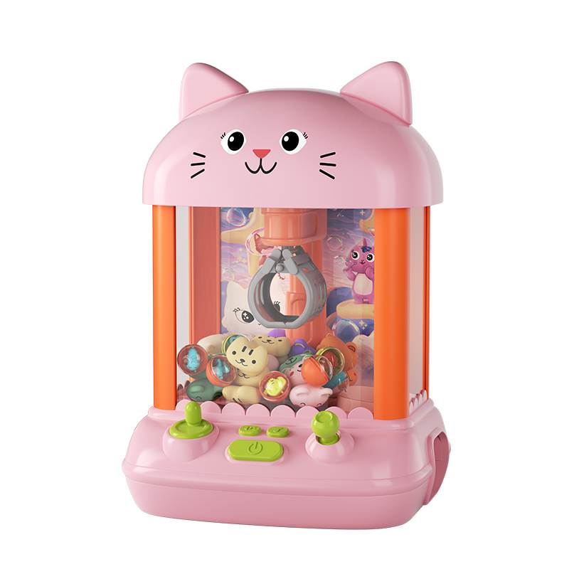 Игровой автомат "Маленький котик" с мягкими игрушками