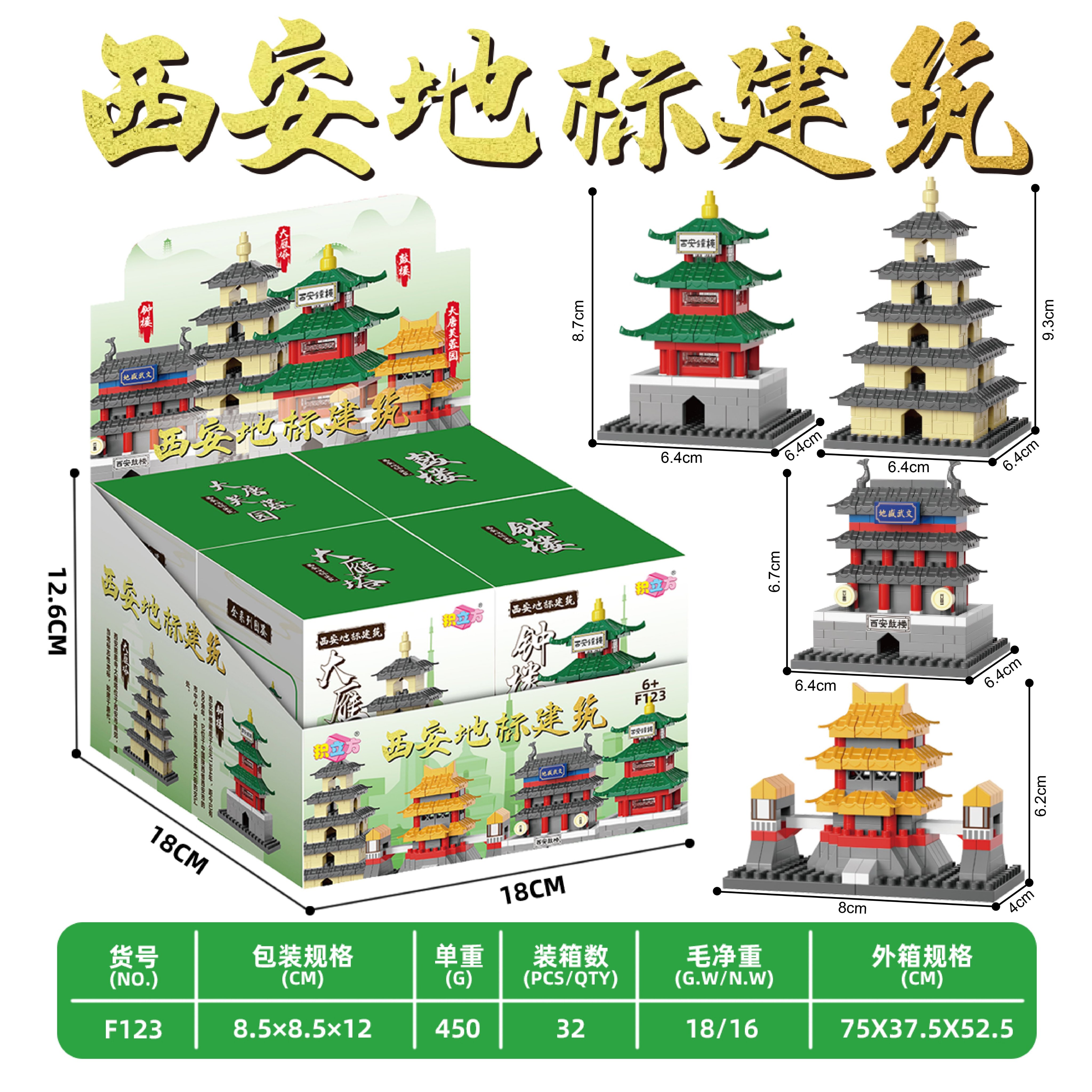 Конструктор "Достопримечательности Сианя", набор
