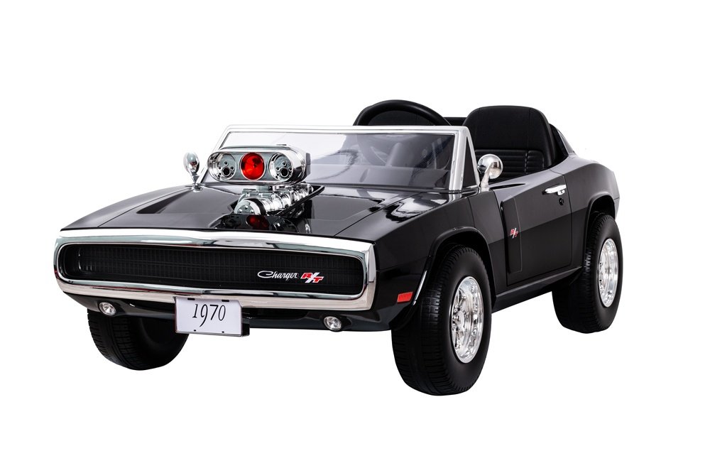 Детская коляска Dodge 1970, лицензия (черный/серый/красный/синий/розовый)