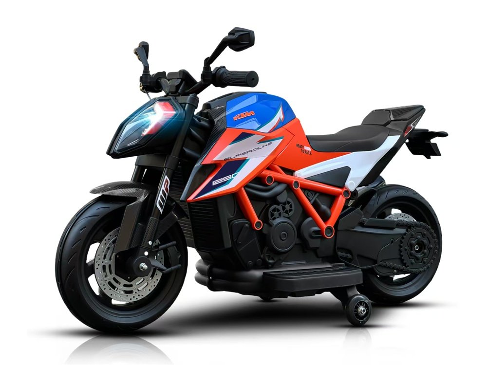 Электромотоцикл детский KTM (красный, розовый, синий, оранжевый)