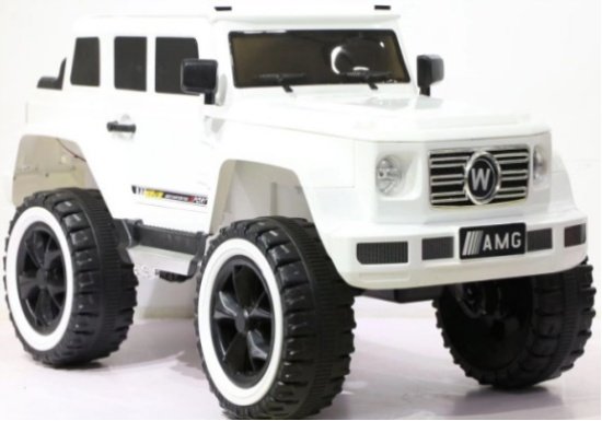 Детский электромобиль AMG Gelandewagen, красный/белый/черный