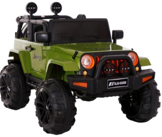 Детская коляска-внедорожник Jeep (белая, красная, зеленая)